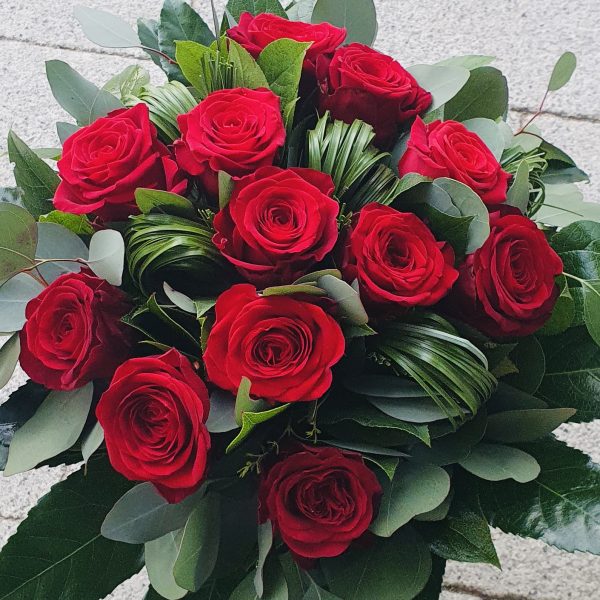 Bouquet de Roses Rouges Fleuriste Boite à Fleurs Porto-Vecchio